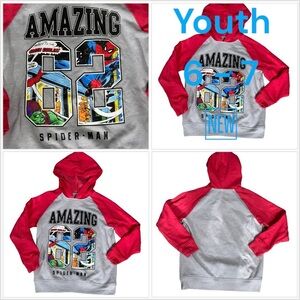 Spider-Man Epic Threads Boys Youth Small 6 - 7 Marvel Comics Pullover Hoodie